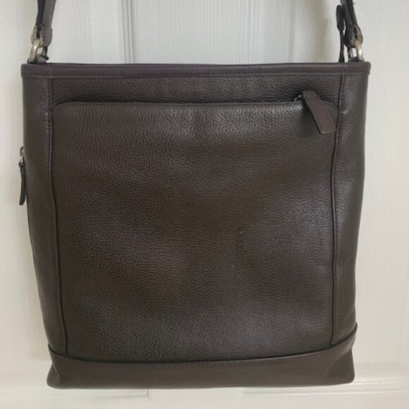 Coach Classic Camden Tech Leather File Messenger Crossbody bag - Picture 3 of 16